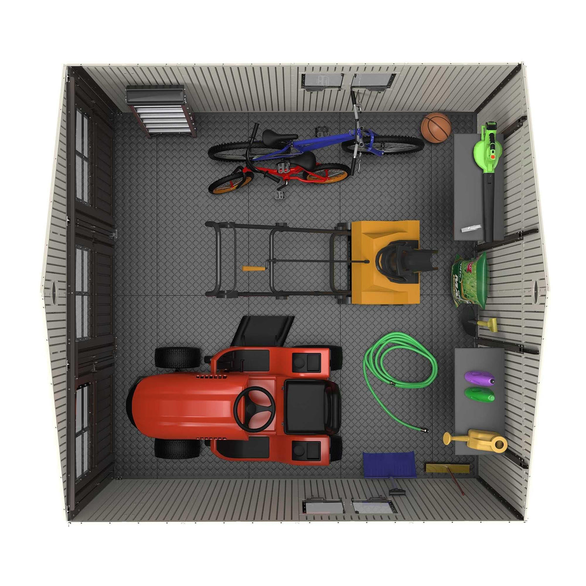 Outdoor Storage Shed, 11-ft x 11-ft