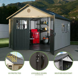 Outdoor Storage Shed, 11-ft x 11-ft