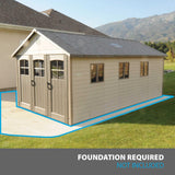 Outdoor Storage Shed, 11-ft x 21-ft