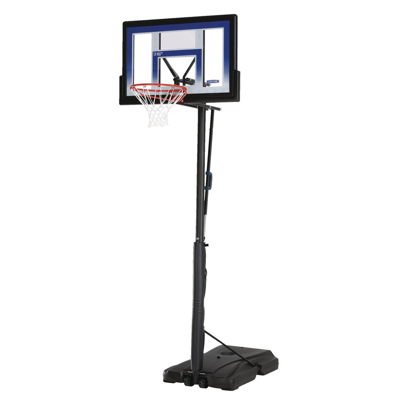 Portable Adjustable Basketball Backboard, Hoop & Net System, 48-in R7931