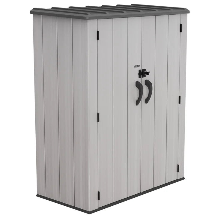 Vertical Storage Shed with Shelves M3676
