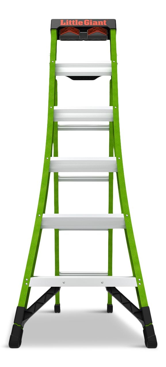 Ladders King Kombo 3-in-1 Grade 1AA Fiberglass Ladder, 6-ft to 10-ft, 375-lb, Model# 13906-305 M2954