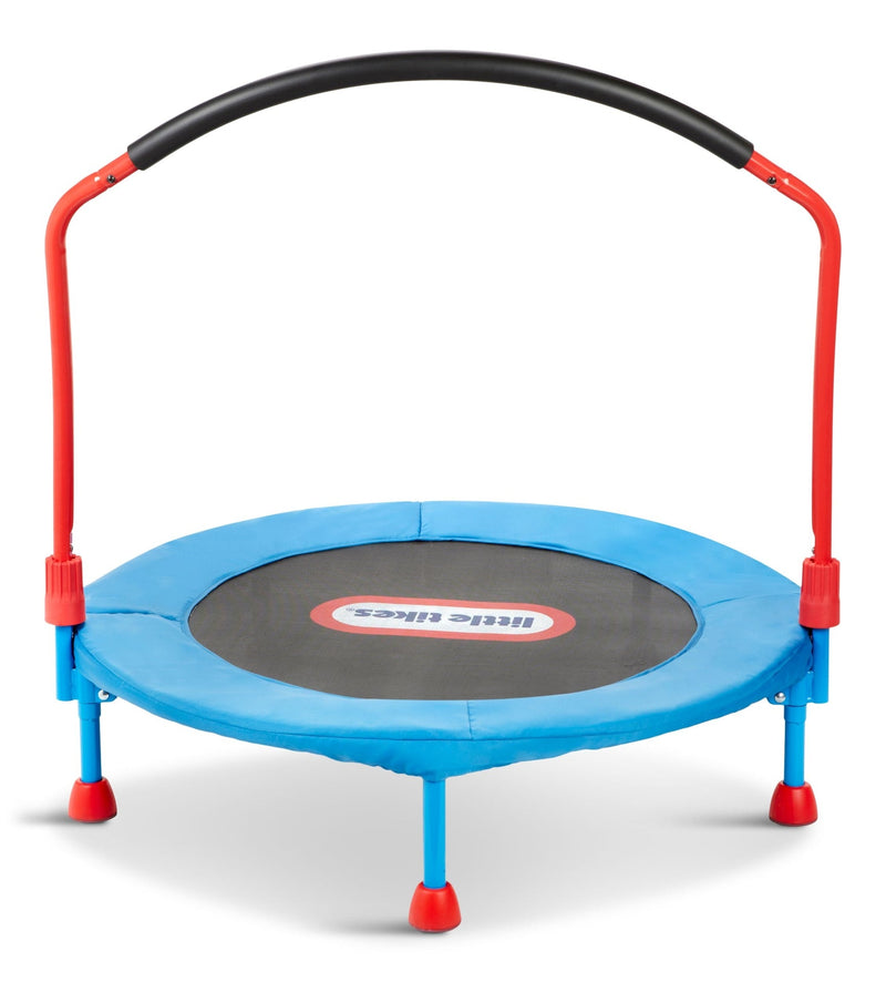 Outdoor/Indoor Portable Bounce Round Trampoline, 3-ft, Ages 3+, Blue C8002