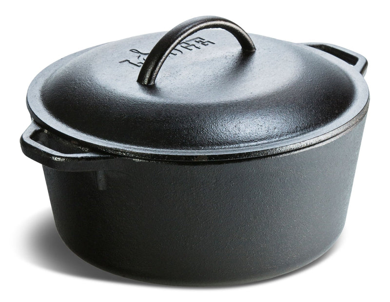 Seasoned Cast-Iron Dutch Oven, 5-qt T2491