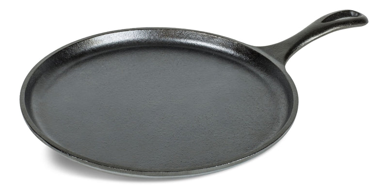 Seasoned Cast-Iron Griddle with Raised Edges, 10.5-in Z6651
