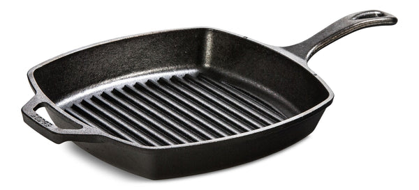 Seasoned Cast-Iron Grill Pan, 10.5-in (26 cm) K763