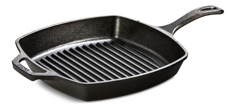 Seasoned Cast-Iron Grill Pan, 10.5-in (26 cm) K763