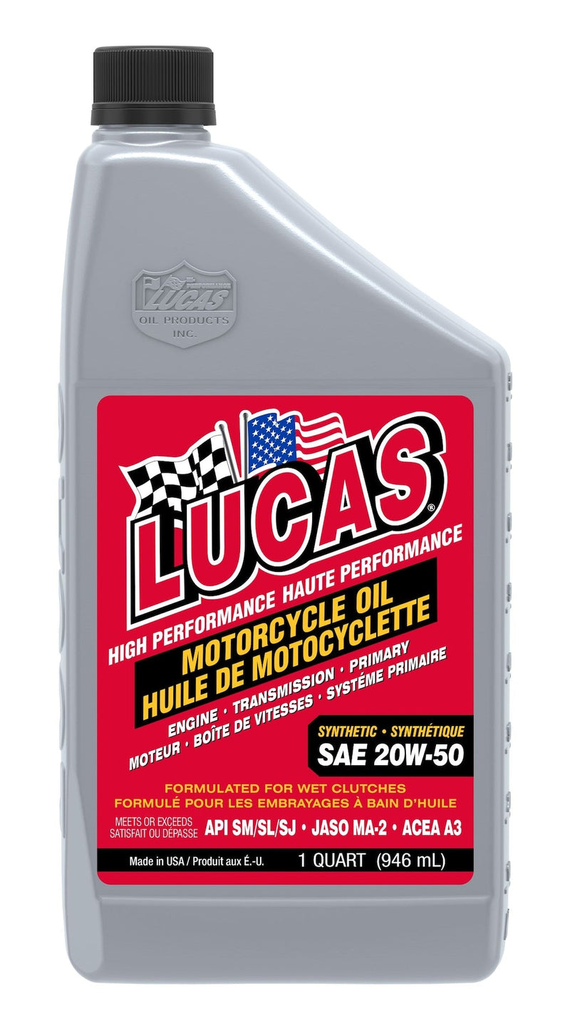 Oil High Performance Synthetic Motorcycle Oil SAE, 946-mL X2466