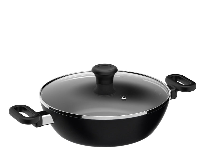 3.4qt Non-Stick Karahi with lid 26cm 10.25in C5487