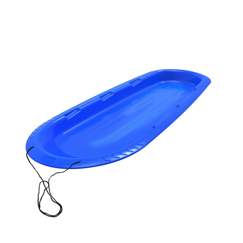 Manitou Kids' Large 3-Person Lightweight Plastic Winter Snow Sled/Toboggan N1101