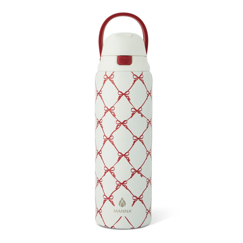 Hydra 946-mL Stainless Steel Bottle with Bows Design M1574