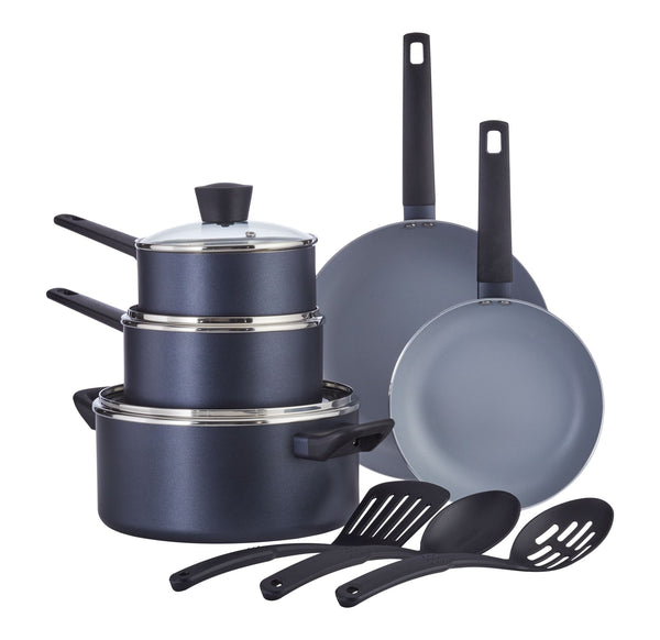 Blue/Grey Non-Stick Cookware Set, 11-pc T5426