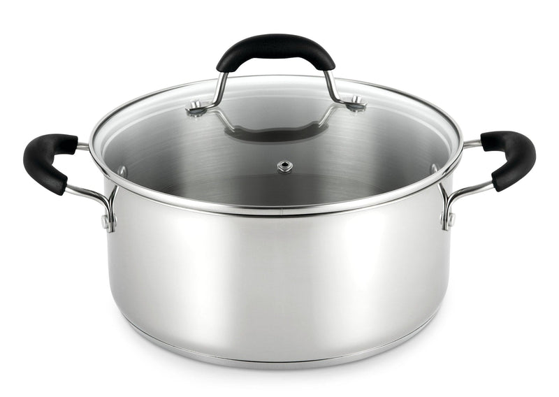 Dutch Oven, 18/10 Stainless Steel, Dishwasher Safe, 5-qt I6712