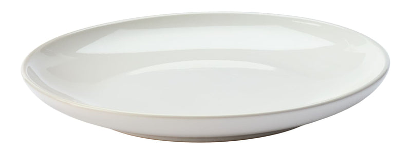 Essential Coupe Stoneware Side Plate, 1-pc, Bright White B6945