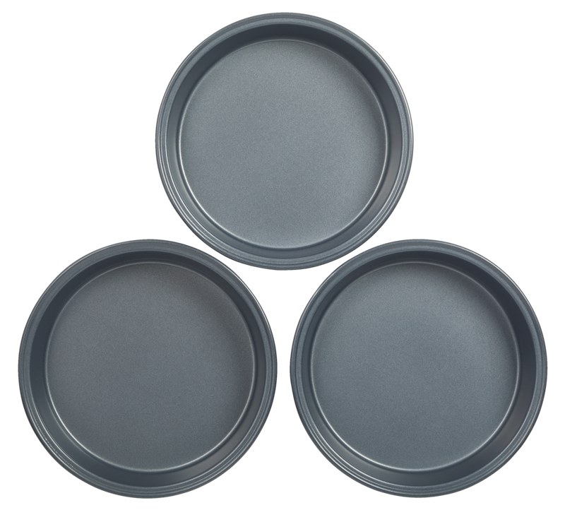 Non-Stick Round Cake Pans, 8-in, 3-pc O5909