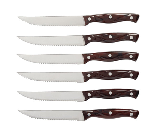 Steak Knife Set, Full Tang, 6-pc C5483