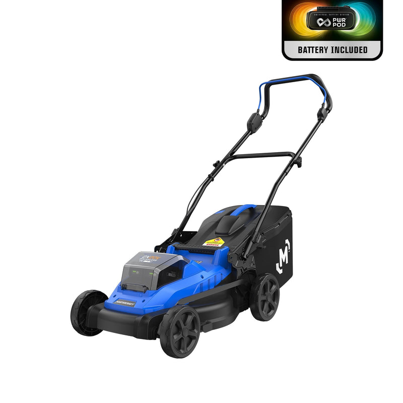2 x 20V Cordless 18-in Brushless Push Lawn Mower Kit with 2 5 Ah Batteries and Charger M3365