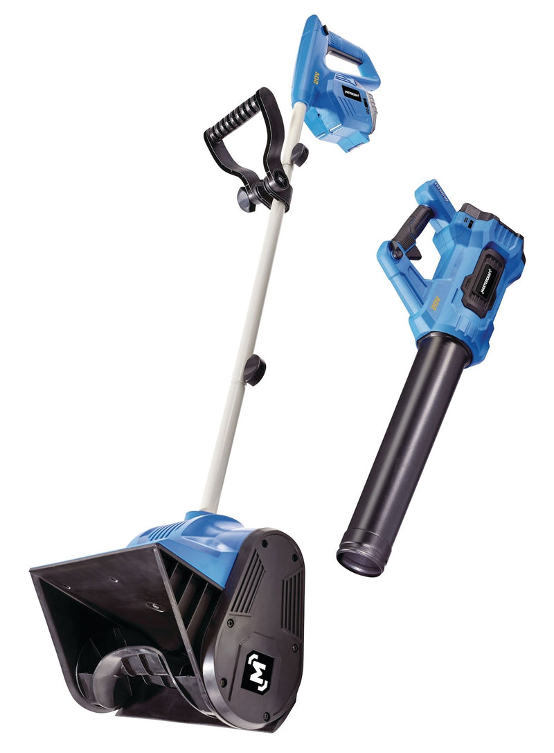 20V Brushless 5.0Ah Snow Shovel & Blower Combo Kit, Compatible F7820