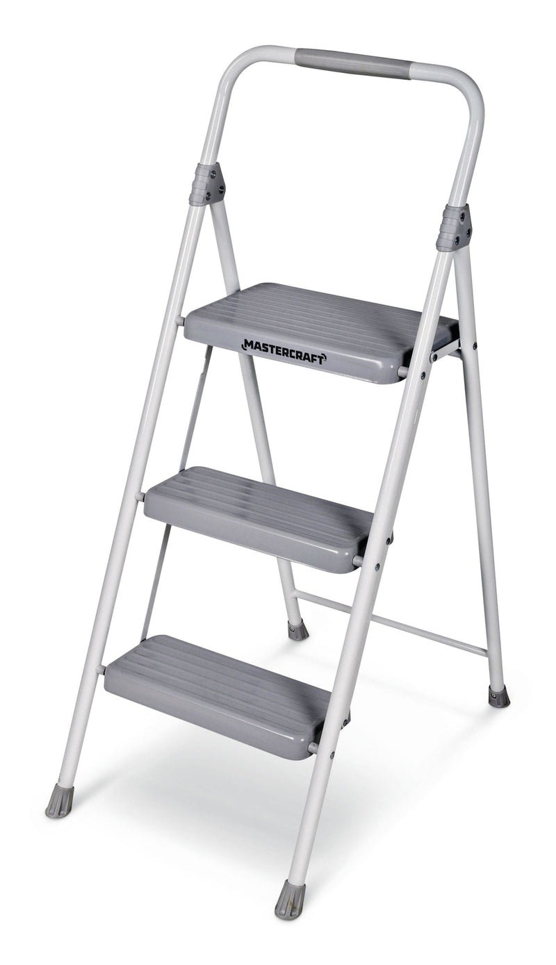 3-Step Metal Folding Step Stool, 225-lb, 3.2 ft I3957