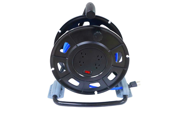 50-ft 14-Gauge Black Cord Reel with Stand W8566