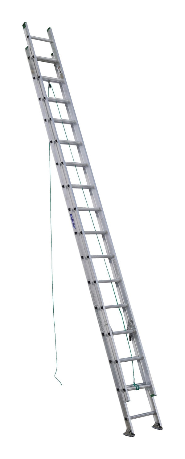 Grade 2 Aluminum Extension Ladder, 225-lb, 32-ft C4997