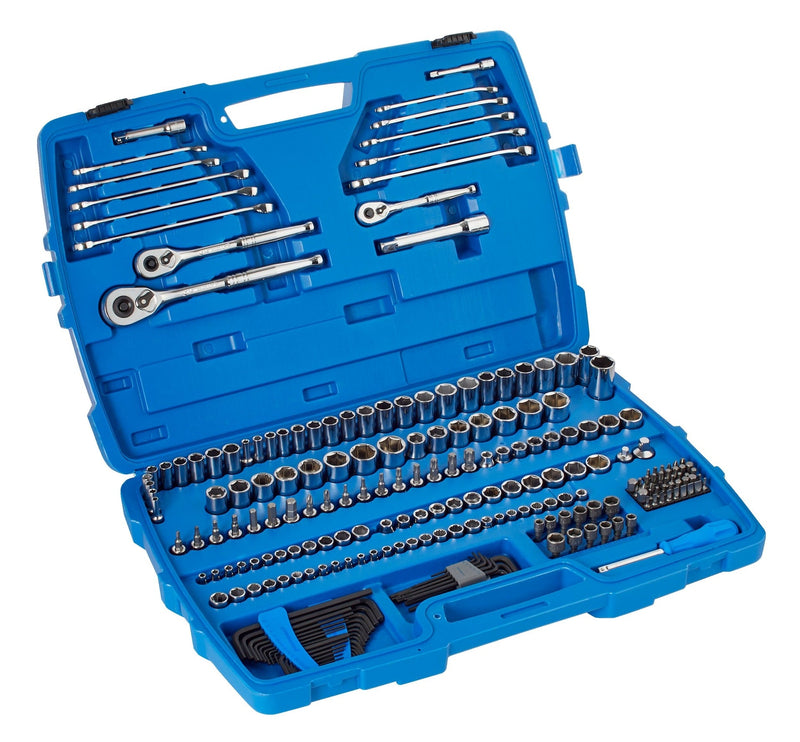Socket Set, 233-pc, SAE / Metric, Nickel-Chrome Plating Z5895