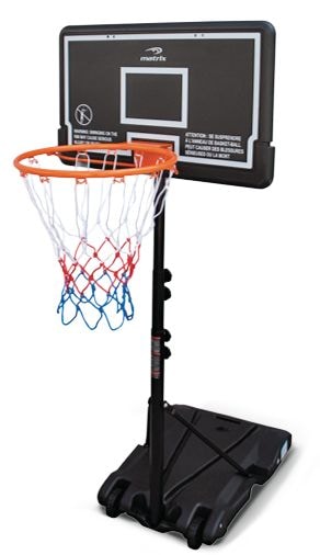 4-in-1 Jr Portable Adjustable Basketball Backboard System with Wheels F8632