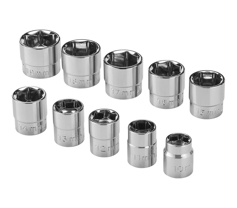 10 Piece 3/8" Drive Low Profile Socket Rail H6075