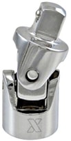 1/2-in Drive Universal Joint Socket, CRV, Nickel-Chrome Plating D1796