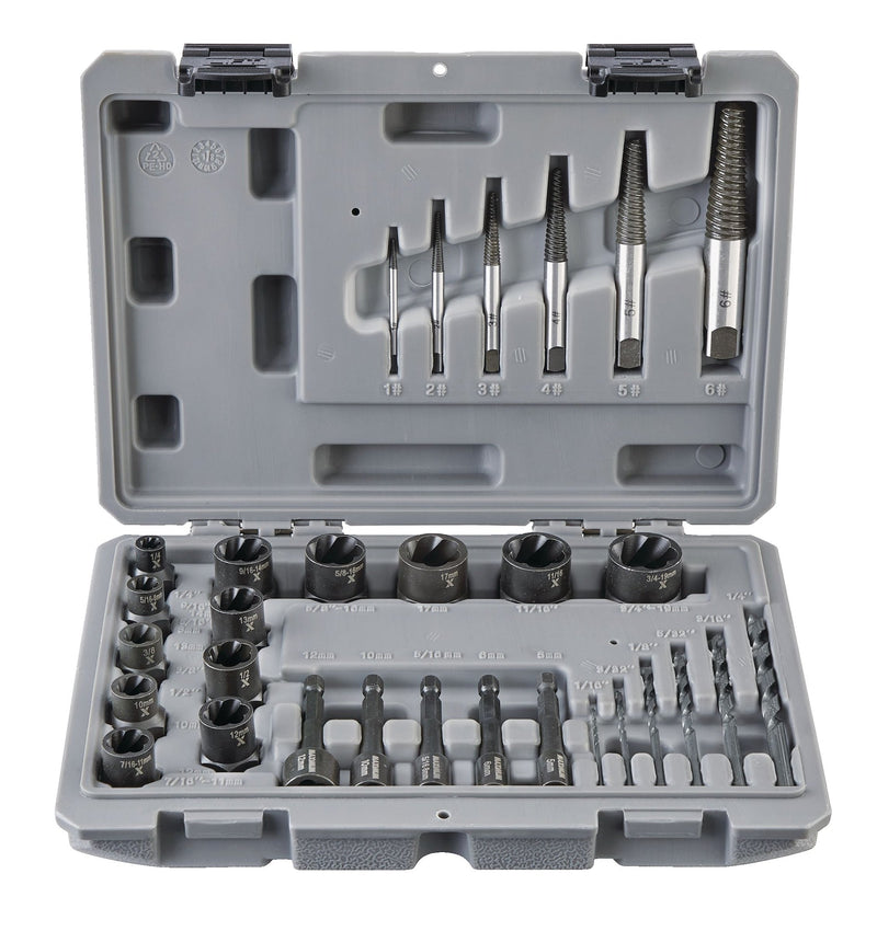 Bolt Remover Set, 30-pc, SAE/Metric X9945