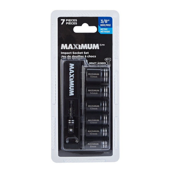 Impact Driver Socket Set, Metric, 7-pc O8832