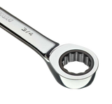 Ratcheting Wrench Set, SAE, Nickel-Chrome Plating, 7-pc
