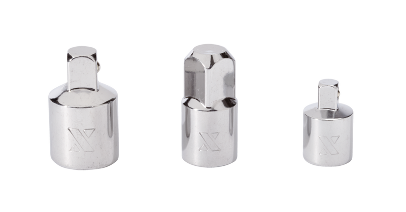 Socket Adapter Set, 3-pc, Nickel-Chrome Plating C8708