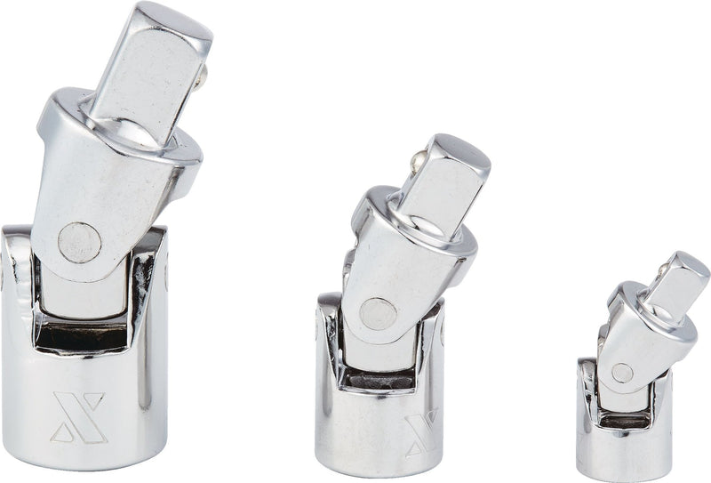 U-Joint Socket Set, 3-pc, CRV U2612