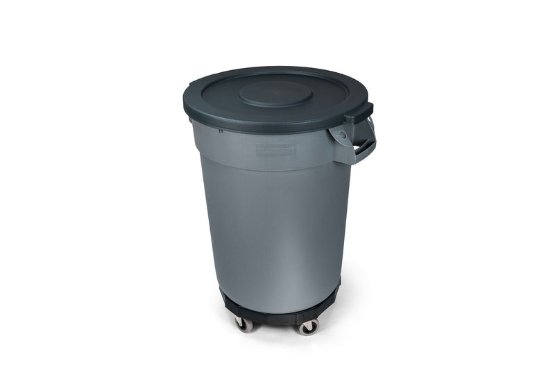 Universal Commercial Heavy-Duty Resin Garbage Can Dolly, Black D3793