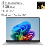 Microsoft Surface 15.0-in. Copilot+ PC Touchscreen Laptop, Qualcomm Snapdragon X2 Plus - 16GB RAM, 1 TB SSD - Black
