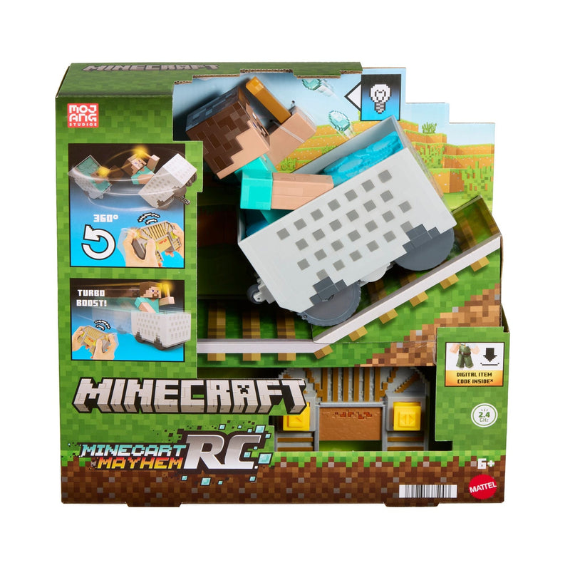 RC Steve with Minecart D8972