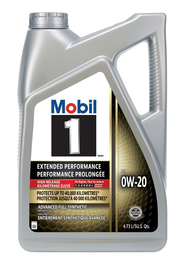 Extended Performance High Mileage 0W20 Synthetic Engine/Motor Oil, 4.73-L X0040
