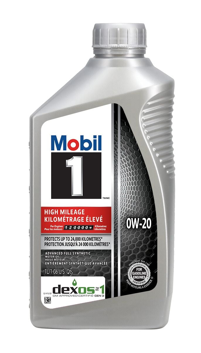 High Mileage 0W20 Synthetic Engine/Motor Oil, 1-L I2716