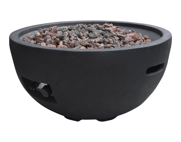 Jefferson Outdoor Gas-Fueled Fire Bowl with PVC Cover, 40,000 BTUs, 26 x 26 x 13-in U2511