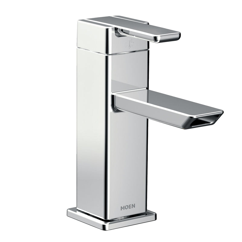 90-Degree 1-Handle Modern Lavatory Faucet, Chrome S1644