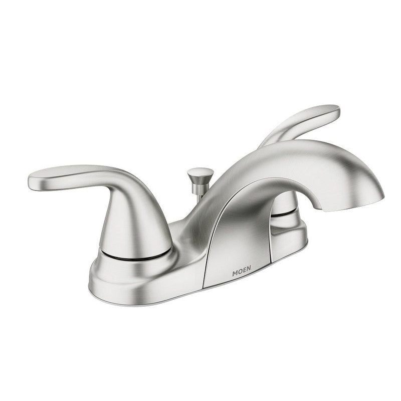 Adler Double Handle Bathroom Faucet, Spot-resistant Brushed Nickel V174
