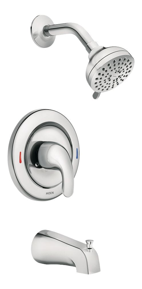 Adler Single Handle Tub Shower with Posi-Temp, Chrome V7046