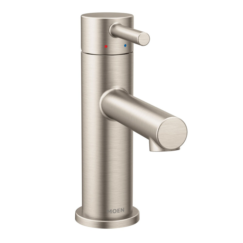 Align Single Handle High Arc Single Hole Bathroom Sink Faucet, Brushed Nickel W2914