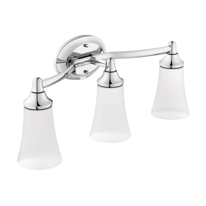 EVA 3-Light Vanity Lighting Fixture, Chrome A2189