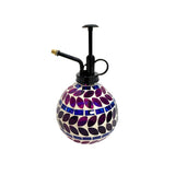 Mosaic Glass Plant Watering Mister, 10-oz Mist Spray Bottle for Indoor Plants