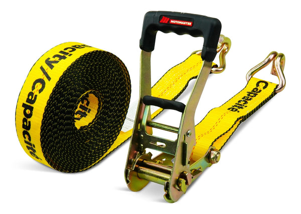 10,000-lb Commercial Ratchet Tie Down Straps, with Ultra Padded Handles, 2-in x 30-ft T6581