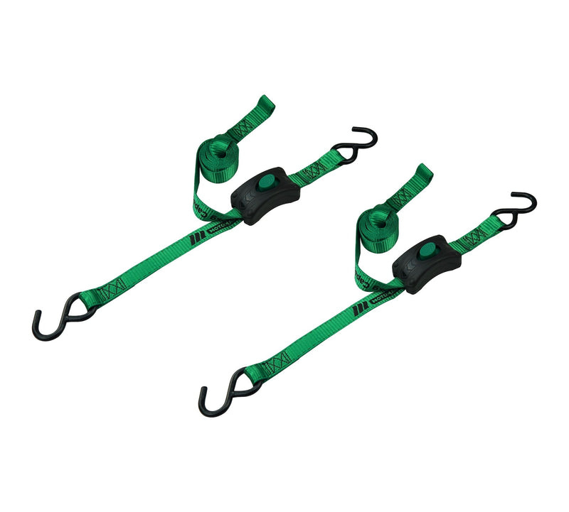 1,200-lb Cam Buckle Tie Down, Quick Release, 1-in x 6-ft, 2-pk P3076
