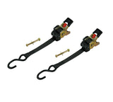 1,500-lb Retractable Transom Tie Down Strap, 1-in x 6-ft (2.54 cm x 1.8 m), 2-pk