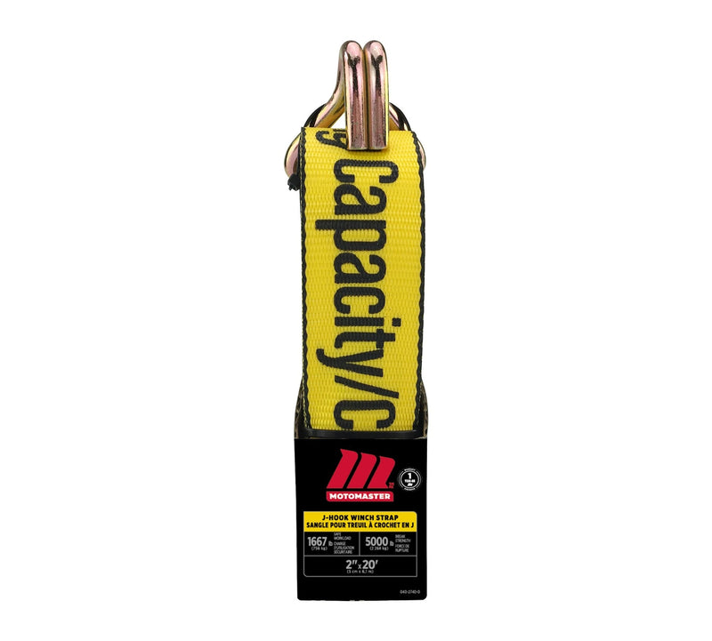 5,000-lb J-Hook Winch Strap, 2-in x 10-ft K1340